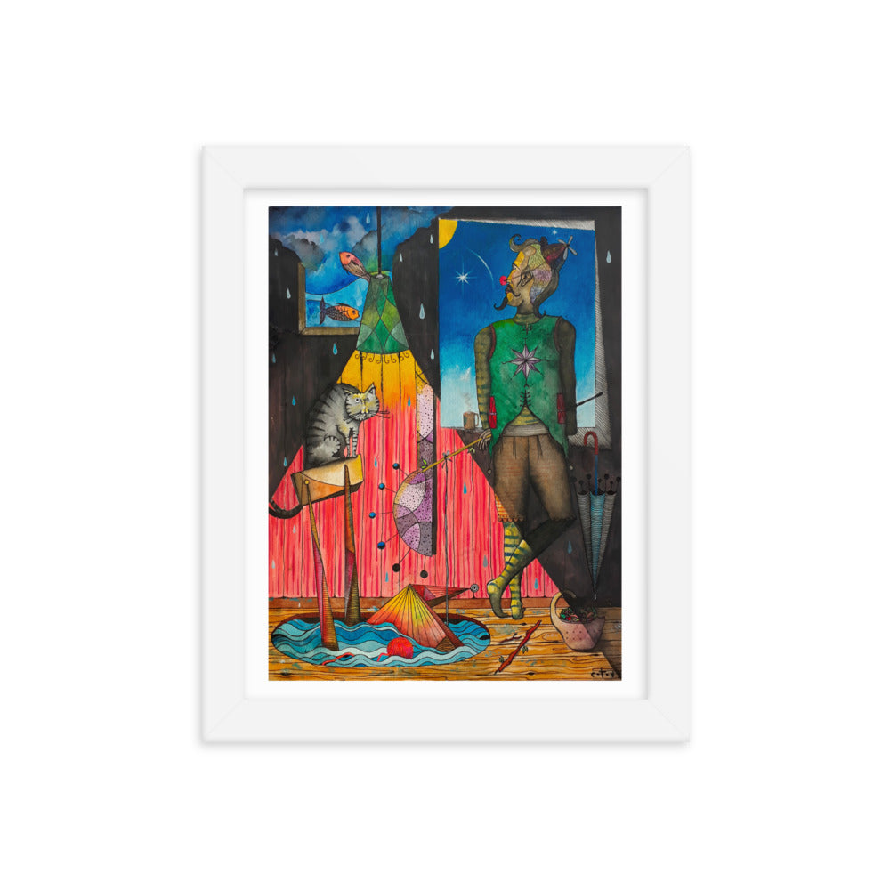 The Wait Framed poster
