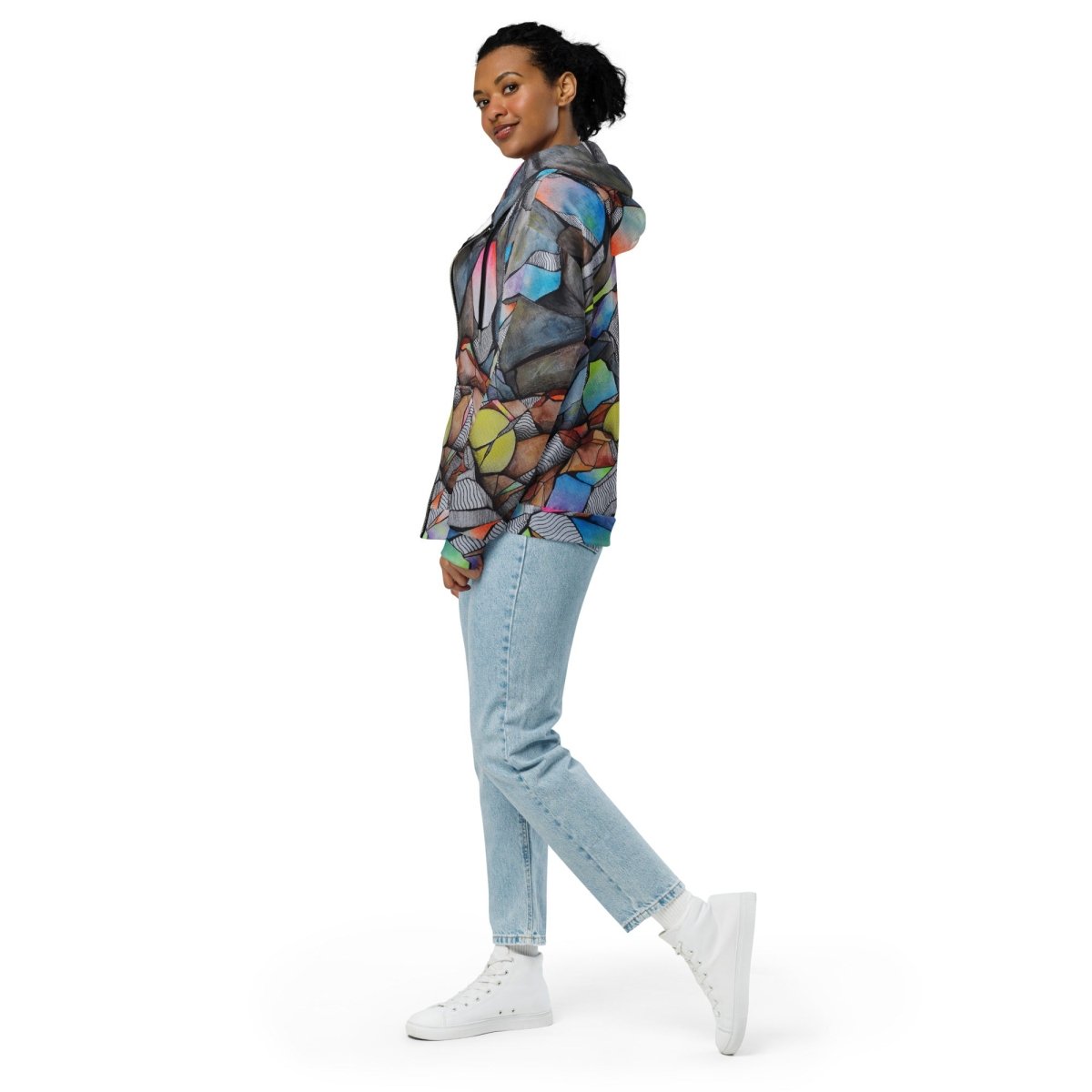 3moon zip hoodie - cotovart