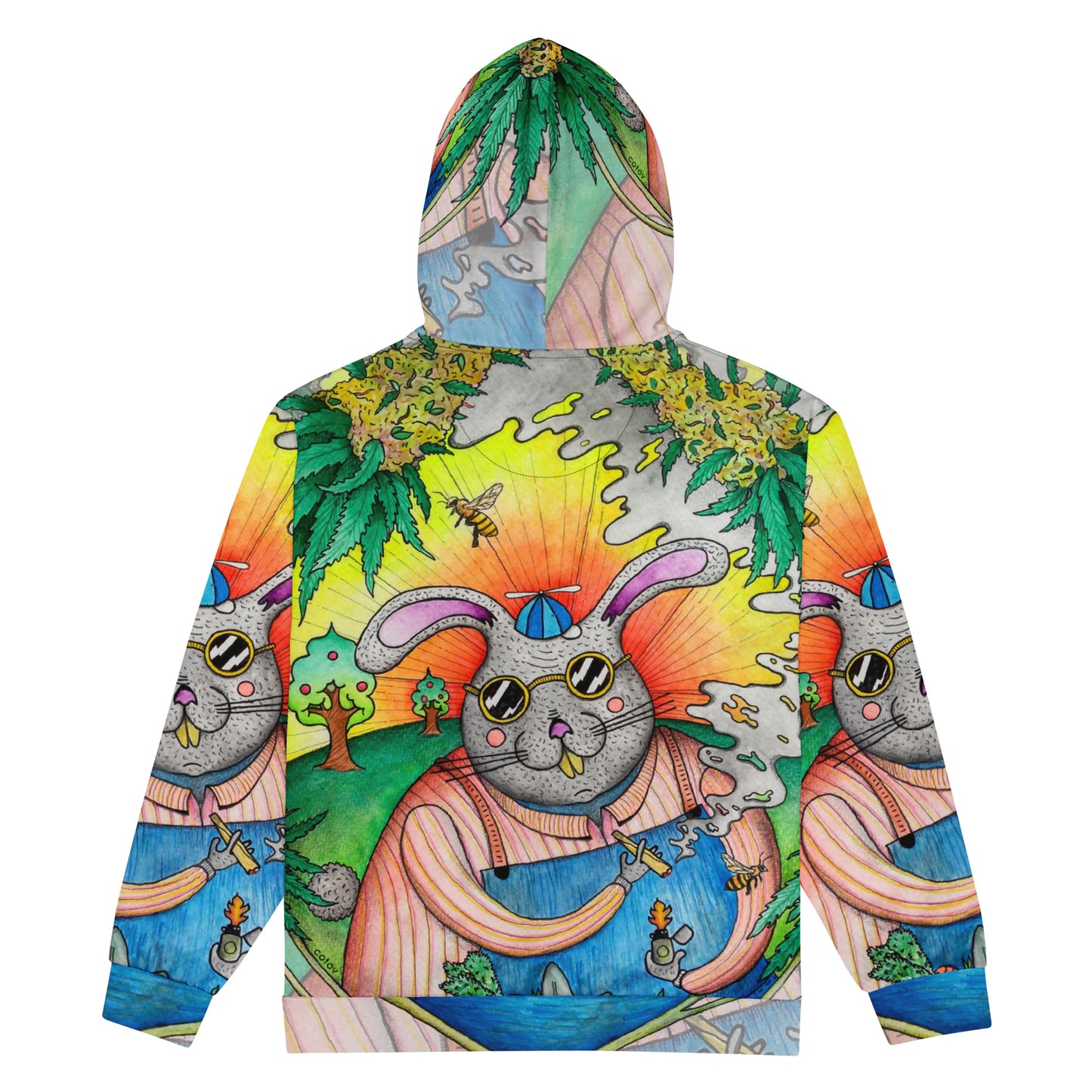 Rabbit zip hoodie