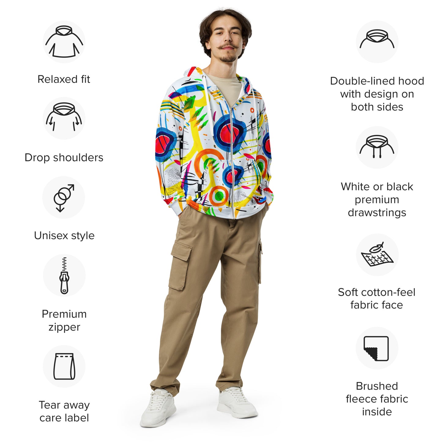 Stellar zip hoodie