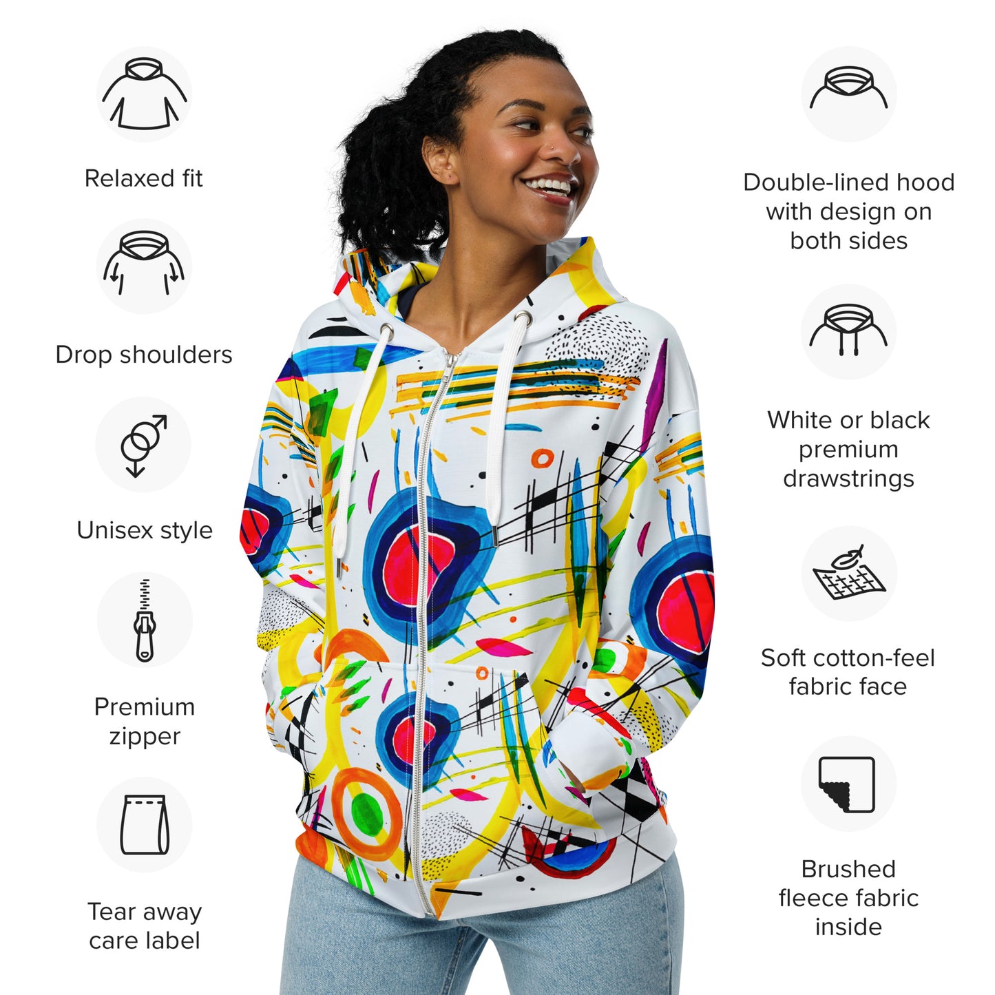 Stellar zip hoodie