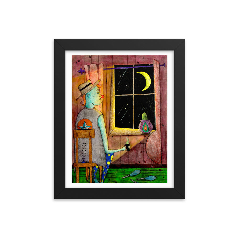 Malabar cosmo Framed poster