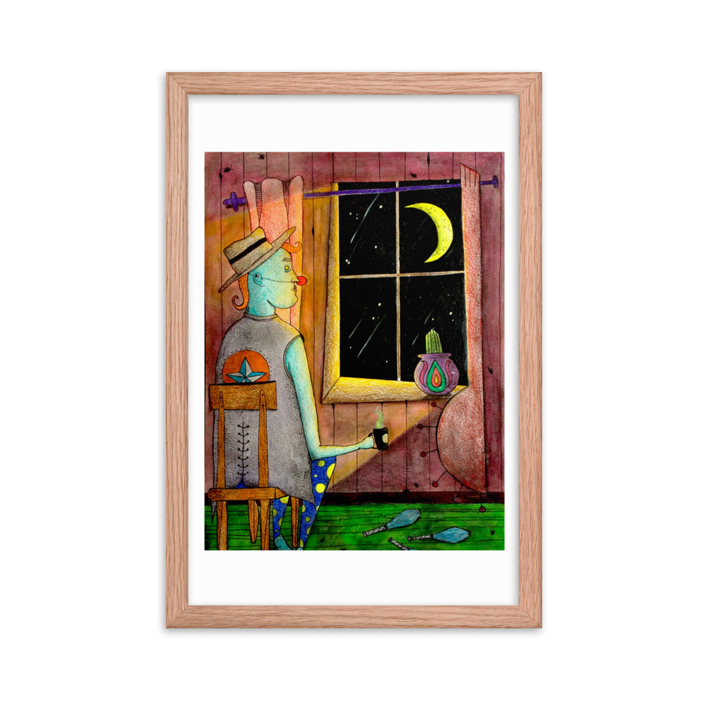 Malabar cosmo Framed poster